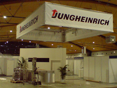 Stoffbanner Abhngung Jungheinrich