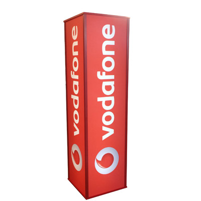 Leuchtsule Vodafone Logo