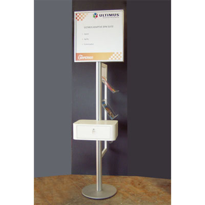 Prospektstnder Ravensburg Holz/Plexiglas