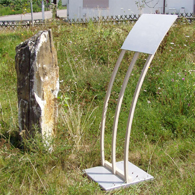 Standdisplay Infotafel Weinheim