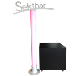 Leuchtsäule Wegweiser Hinweis Bar