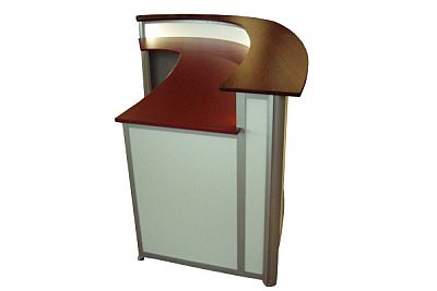 Freiformtheke Leuchttheke Poker