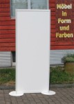 Stellwand miete mit Tellerfu� (Einzelelement) Art.Nr. 001115