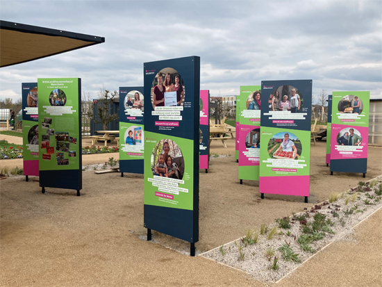 Bundesgartenschau Mannheim Präsentationswände Landfrauen Präsentation Landfrauenverband Württemberg-Baden e.V.