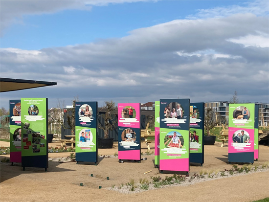 Bundesgartenschau Mannheim Präsentationswände Landfrauen Präsentation Landfrauenverband Württemberg-Baden e.V.