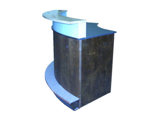 Theke Groningen mit beleuchtbarem Board und Futritt im Sudhausnachbau