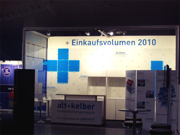 Messestand ca. 2,5m x 5m mit Theke Hirschberg