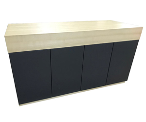 Sideboard Flexibel unterschiedliche Holzelemente Schrankteile Platte