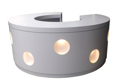 Rundtheke Leuchttheke Volkach