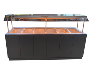 kühltheke Warmtheke Bain Marie Cateringtheke Speise 6/1