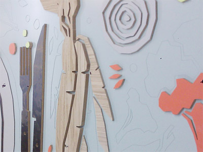 3D Bild aus verschiedenen Elementen