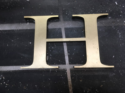 3D Buchstaben gefrst