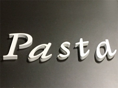 3D Schriftzug/Wegweiser gefrst