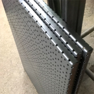 Lochrückwand Edelstahl