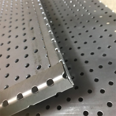 Lochrückwand Edelstahl