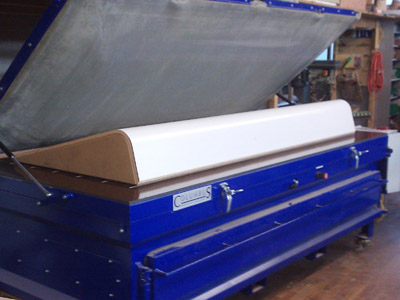 Formteil in Membranpresse