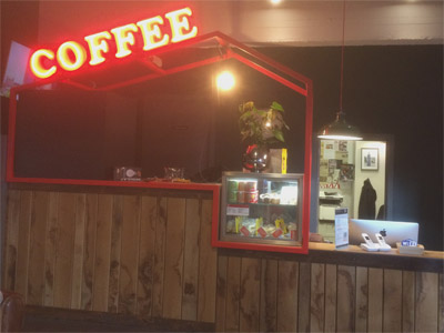 Schweiaufbau fr Neonbeleuchtung