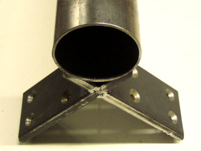 Halterung Rohr geschweit