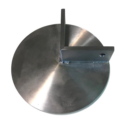 Tellerfu Halter fr Hygieneschutzwand