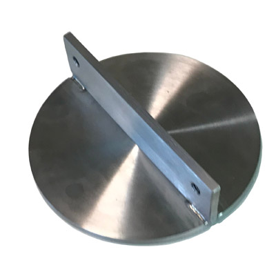 Tellerfu Halter fr Hygieneschutzwand