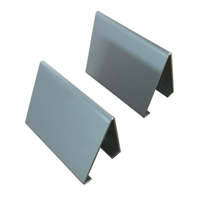 Tischaufsteller Info gebogen und abgekantet lackiert oder beklebt