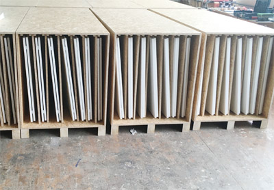 Messetheke Cateringtheke Klappbar KBS weiß mit Stellfüßen