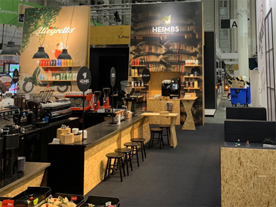 Bank Kaffeewerkstatt Stoffbezug Anthrazit OSB