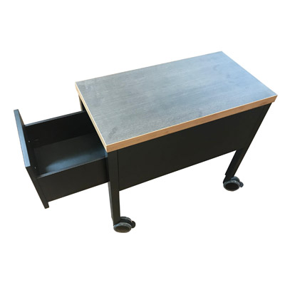 Servierwagen Service mit Schubladen und Rollen