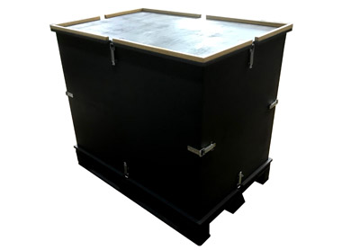 Transportbox Versandbox Metallverschlsse stapelbar Verkauf und Vermietung