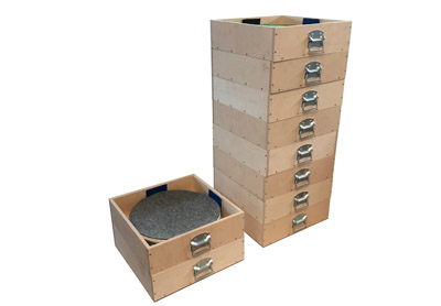 Transportbox Versandbox Multiplex mit Griffen stapelbar Verkauf und Vermietung