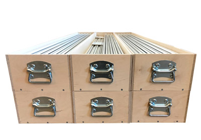 Transportbox Versandbox Multiplex mit Griffen stapelbar Verkauf und Vermietung